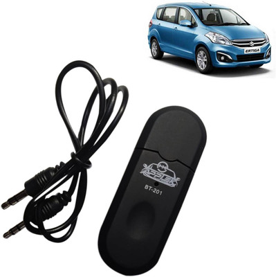 aksmit v4.0 Car Bluetooth Device with 3.5mm Connector, Transmitter, Adapter Dongle, Audio Receiver(Black)