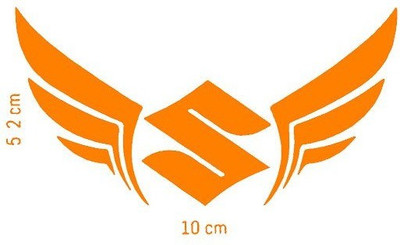 KHUTWARA Sticker & Decal for Car & Bike(Orange)