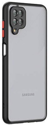 Glaslux Back Cover for Samsung Galaxy F62(Black, Camera Bump Protector, Pack of: 1)