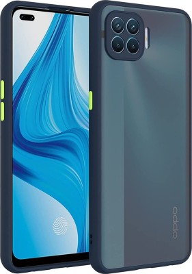 MOBIRUSH Back Cover for Oppo F17 Pro(Blue, Camera Bump Protector, Pack of: 1)
