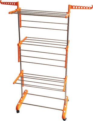 TNC by TNC Steel Floor Cloth Dryer Stand T-CDS-3TIER-O1SS-0149(3 Tier)