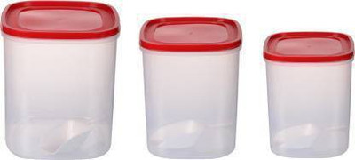 PRAGATI SALES Plastic Utility Container  - 7000 ml, 9000 ml, 12000 ml(Pack of 3, Red)