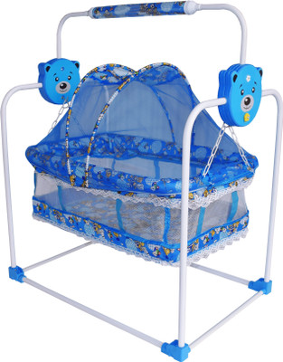 AMAKART Baby Swing Cradle Jhula(Blue)