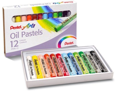 Pentel Arts OIL PASTEL 12 Shades(Multicolor)