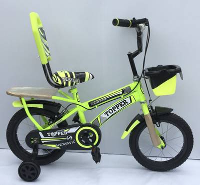 crafto kids 14T FLORO GREEN TOPPER 14 T Road Cycle