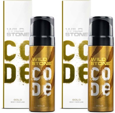 Wild Stone GOLD ( PACK OF 2) Perfume Body Spray  -  For Men(120 ml, Pack of 2)