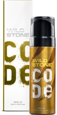 Wild Stone Code Gold - 120ml - G1 Perfume Body Spray  -  For Men(120 ml)