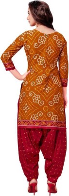 VERCO Crepe Printed Salwar Suit Material