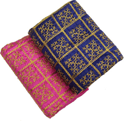 paras designer Art Silk Embroidered Blouse Material