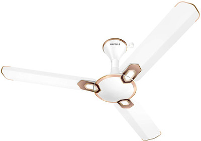 HAVELLS Carnesia i 1200 mm Remote Controlled 3 Blade Ceiling Fan (White Copper, Pack of 1)
