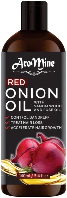 AroMine Premium Onion Herbal Hair Oil with Red Onion Extract Hair Oil(100 ml)