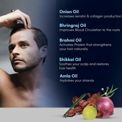AARADHYAM Tru Onion Hair Oil Enrich with Vitamin E & Natural Actives for Hair Growth Hair Oil(100 ml)
