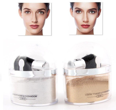 MYEONG Perfect Quality Shimmer Finish Gold & Silver Highlighter Powder Highlighter(Gold, Silver)