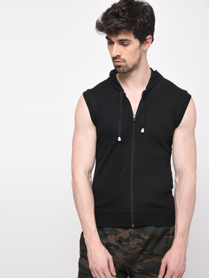 f Gallery Sleeveless Solid Men Jacket