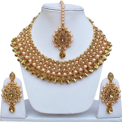 TWOLOVER Alloy Gold-plated Gold Jewellery Set(Pack of 1)