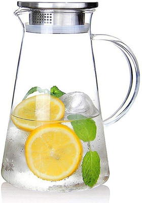 BRIGHTLIGHT TRADERS 1.6 L Borosilicate Glass Water Jug