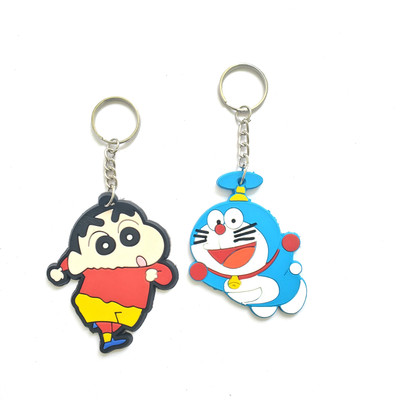 ShopTalk Shinchan & Doremom Rubber Pack of 2 Key Chain