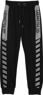 Top Gear Track Pant For Boys(Black, Pack of 1)