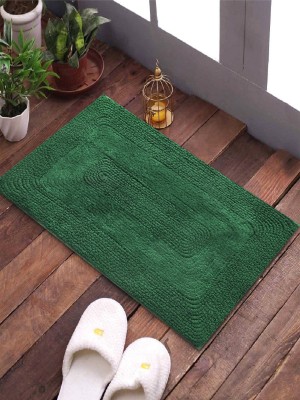 Gangji Cotton Door Mat(Green, Medium)