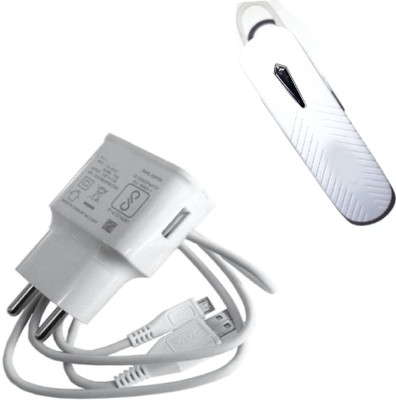 VIVAAN TECH Wall Charger Accessory Combo for Vivo, Vivo V5, Vivo V7, Oppo, Xiaomi, Gionee, Samsung, LG, Intex, MI(White)