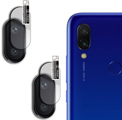 Mobtek Back Camera Lens Glass Protector for Redmi 7(Pack of: 2)