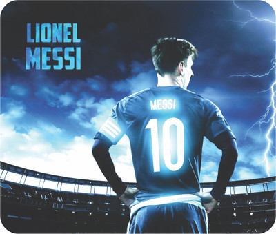 aaptees Lionel Messi Football Gaming Mouse Pad Non Slip Base Mousepad(Multicolor)