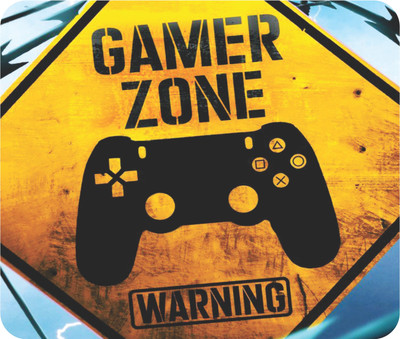 aaptees Gamer Zone Gaming Mouse Pad Mousepad(Multicolor)