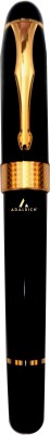 Adalrich PRESIDENT GEL ROLLER Metal Ball pen | Good pen for smooth, fine writing, signature & daily use | Royal Black Body | Shining Gold parts | Pen Gift Box | German Schmidt refill | Click off Cap | work from home, school, office, corporate stationary | write to inspire | classy finish | Best Choi