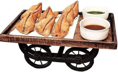 TFS Wooden Serving trey Platter for Dining Table Tray Tray