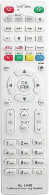 Akshita DVD TV Compatible For HL-1340E Universal Learing Remote Control Works with All Smart Tv, Set-Top Box & DVD Player ( Chake Image With Old Remote ) ALL SMART TV Remote Controller(Black)