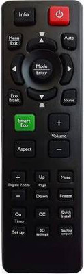 Akshita Compatible For MW516 MS513 MX514 DLP Projector Remote Control ( Chake Image With Old Remote ) BENQ Remote Controller(Black)