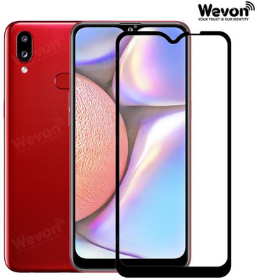 WEVON YOUR TRUST IS OUR IDENTITY Edge To Edge Tempered Glass for SAMSUNG A10S(Pack of 1)
