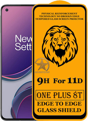 SEVEN7STAR Edge To Edge Tempered Glass for OnePlus 8T(Pack of 1)