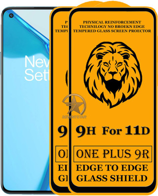 SEVEN7STAR Edge To Edge Tempered Glass for OnePlus 9R(Pack of 2)
