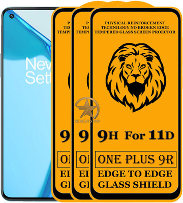 SEVEN7STAR Edge To Edge Tempered Glass for OnePlus 9R(Pack of 3)