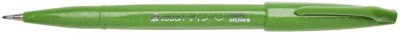 Pentel Arts Brush sign Flexible Nib Sketch Pen(Green)