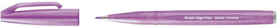 Pentel Arts Brush sign Flexible Nib Sketch Pen(Violet)
