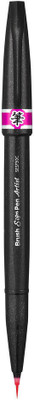 Pentel Arts Brush sign Flexible Nib Sketch Pen(Pink)