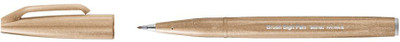 Pentel Arts Brush sign Flexible Nib Sketch Pen(PALE BROWN)