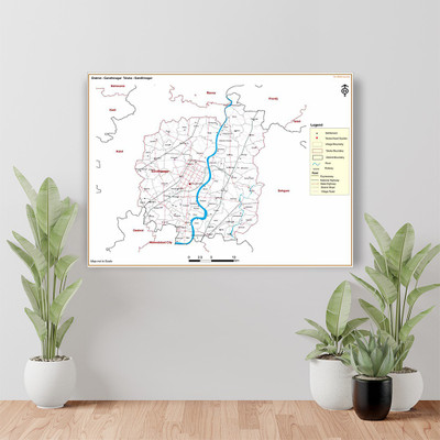 BRITISH TERMINAL 30 cm Gandhinagar DISTRICT Gandhinagar TALUKA Self Adhesive Sticker(Pack of 1)