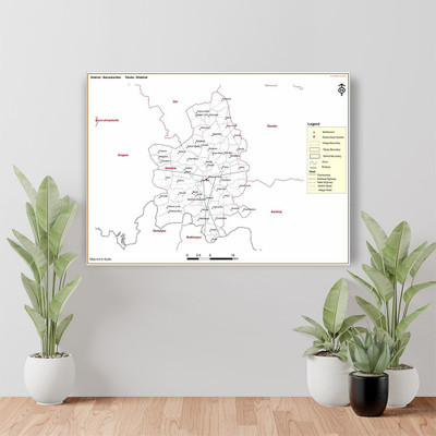 BRITISH TERMINAL 30 cm Banaskantha DISTRICT Bhabhar TALUKA Self Adhesive Sticker(Pack of 1)
