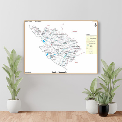 BRITISH TERMINAL 60 cm Kachchh DISTRICT Abdasa TALUKA Self Adhesive Sticker(Pack of 1)