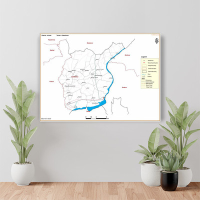 BRITISH TERMINAL 60 cm Kheda DISTRICT Galteshwar TALUKA Self Adhesive Sticker(Pack of 1)