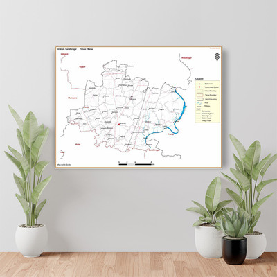 BRITISH TERMINAL 60 cm Gandhinagar DISTRICT Mansa TALUKA Self Adhesive Sticker(Pack of 1)