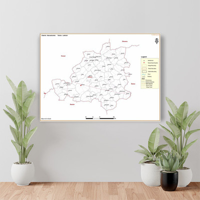 BRITISH TERMINAL 60 cm Banaskantha DISTRICT Lakhani TALUKA Self Adhesive Sticker(Pack of 1)