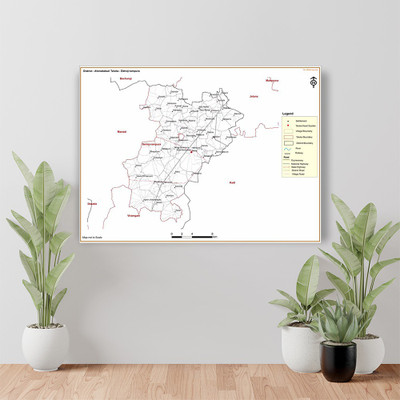 BRITISH TERMINAL 60 cm Ahmedabad DISTRICT Detroj-Rampura TALUKA Self Adhesive Sticker(Pack of 1)