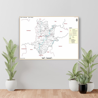 BRITISH TERMINAL 30 cm Gandhinagar DISTRICT Dehgam TALUKA Self Adhesive Sticker(Pack of 1)