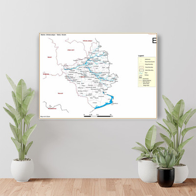BRITISH TERMINAL 30 cm Chhota Udepur DISTRICT Kavant TALUKA Self Adhesive Sticker(Pack of 1)