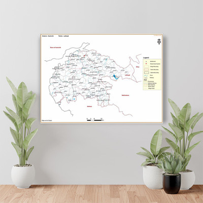 BRITISH TERMINAL 60 cm Kachchh DISTRICT Lakhpat TALUKA Self Adhesive Sticker(Pack of 1)