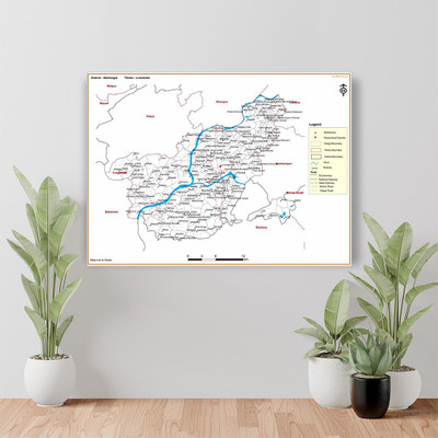BRITISH TERMINAL 60 cm Mahisagar DISTRICT Lunawada TALUKA Self Adhesive Sticker(Pack of 1)